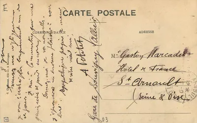 Ponte sobre a Bouble (Allier) — altura 72 m, comprimento 400 m — editor G. Chardmont, Montluçon — Verso