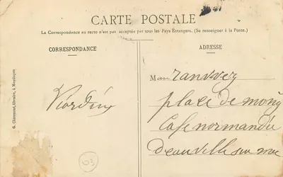 Ponte da Tardes — Alt. 100m, comp. 250m — G. Chaumont, Montluçon — Verso