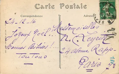 Cagnes (Alpy Marny) — Kaplica Najświętszej Panny Maryi — ND. Fot. — Rewers