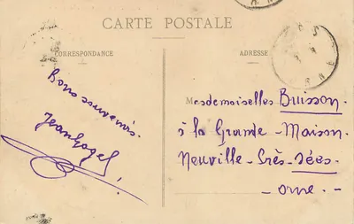 Paryż - La Conciergerie — widok mostu i historycznego budynku — Rewers