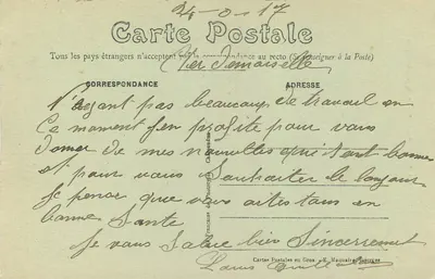 Bourges — Façada katedry — E. Maquaire, n°201 — Rewers