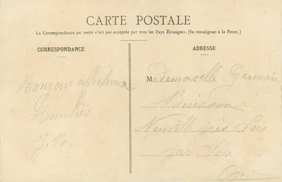 Katedra w Sées — Arcydy i podpory (strona południowa) — Wydawnictwo Rény, dziennikarz, ul. Maufrais — Rewers