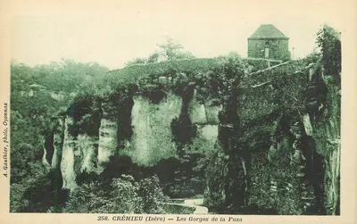 Crémieu (Isère) — As Gorges da Fuza — A. Gauthier, foto Oyonnax, n° 258