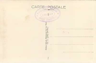 Col de Wettstein — O Cemitério dos Caçadores — Verso