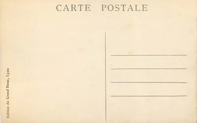 LYON — La Piazza dei Giacobini — Fotografo Jocuet — Verso