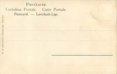 Raffaello — Ritratto — Ackermann's Kunstverlag, No 138 — Verso