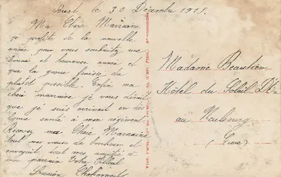 Żołnierz w mundurze — 'Gloriowa Rok' — FURIA, nr 477a — Rewers