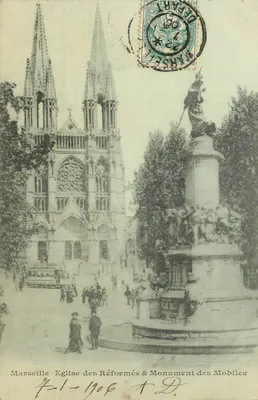Marselha - Igreja dos Reformados & Monumento dos Mobiles