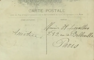 Marselha - Igreja dos Reformados & Monumento dos Mobiles — Verso