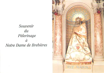 Nossa Senhora de Brebières — Lembrança do Pelerinato — editor não visível