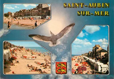 Saint-Aubin-sur-Mer — praia e arquitetura — Éditions Le Goube
