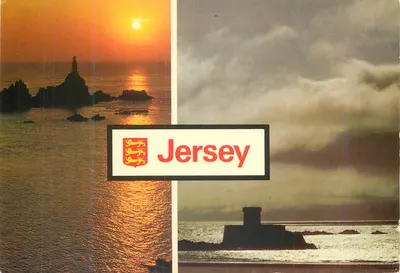 Farol de La Corbière e Baía de St Ouen — Jersey — Jarrold & Sons Ltd