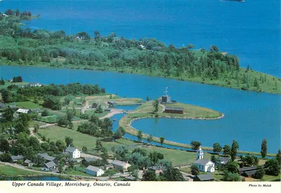 Upper Canada Village, Morrisburg, Ontario, Canadá — vista aérea — Foto de Malak