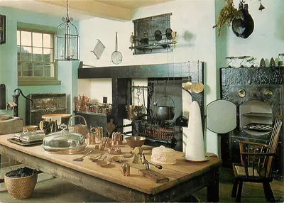 A cozinha georgiana — casa georgiana, 7 Charlotte Square, Edimburgo — National Trust for Scotland