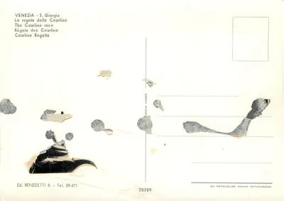 Wenecja - Regata delle Caorline - Wyd. Benedetti R. n° 20389 — Rewers