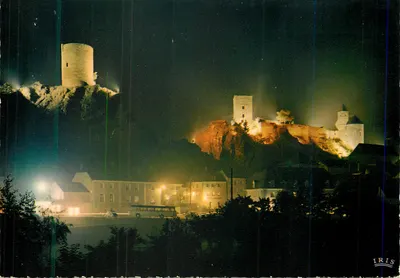 Esch-sur-Sure — As Iluminações do Castelo — E.A. Schaack, Luxemburgo