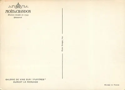 Krypta zamku — Rémouage — Moët & Chandon — Rewers