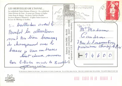 L'YONNE — As maravilhas da Yonne — Edições Valoire — Verso