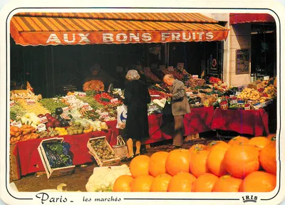 Paris - os mercados — AUX BONS FRUITS — IRIS