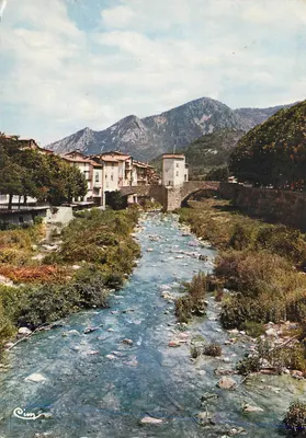 Sospel — Vista do ponte e do rio — editor Cim
