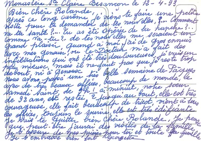 Flores de primavera — Felizes Páscoas — Éditeur imprimeur Paris — Verso