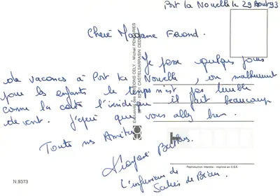 Regata morska — Francja Reval — Wydawnictwo Cely, nr 9373 — Rewers