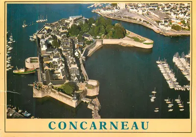 Concarneau — vista aérea da cidade fechada — Éditions d'Art 'Jack'