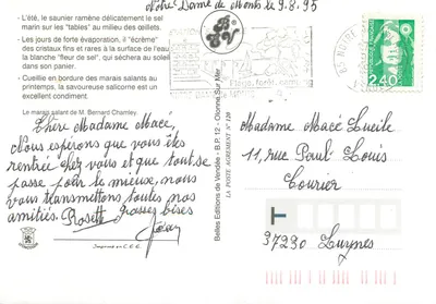 The Salt Marsh — Notre-Dame-sur-Mer Station — Editions de Château de Chantilly, No. 120 — Back