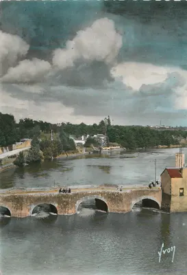 Auray (Morbihan) — Velho ponte sobre o rio Loch — Éditions d'Art, Paris