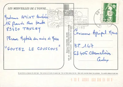 DE YONNE — De wonderen van de Yonne — Uitgaven Valoire — Achterkant