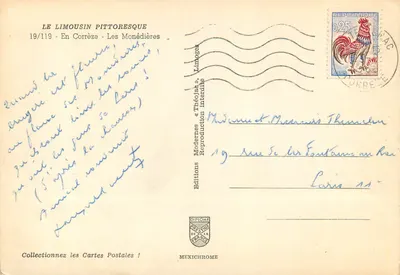 Les Monédières — W Corrèze — Wydawnictwo « Théolac » — Rewers