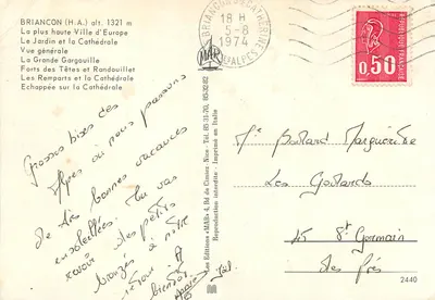 Briangon — Najwyższe miasto Europy — Wydawnictwo « MAR » — Rewers