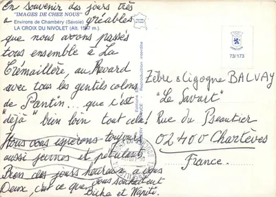 o Nivolet — montanha com cruz — Editor Edy — Verso