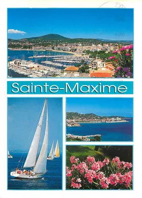 Sainte-Maxime — vista panorâmica e cenas de praia — Edições S.M.D. CIM