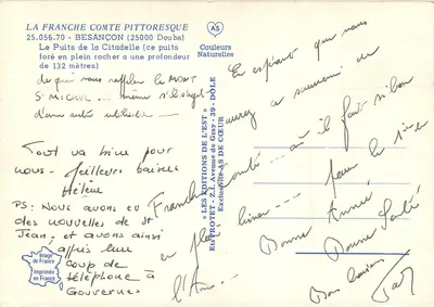 Het Putje van de Stadsmuur — Besançon — Uitgaven AS — Achterkant