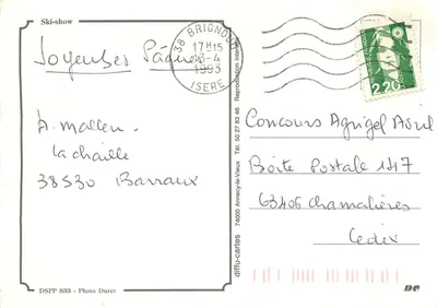 Ski-show — Brignoles, 1993 — DSPP 833 - Photo Duret — Rewers