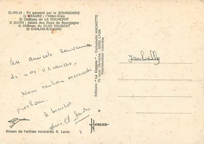 Via de Bourgondië — Uitgaven "La Cigogne" — Achterkant