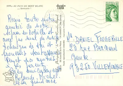 Ski alpin — Uwaga, potężne hamulce — Osetcolor Adia, nr 3099 — Rewers