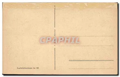 Monachium. Armee-Museum mit Kriegerdenkmal — Kupfertiefdruckkarte Nr. 199 — Rewers