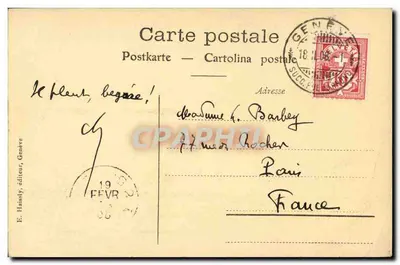 Ginevra — Il Teatro — Lacroix, Ginevra, n°101 — Verso
