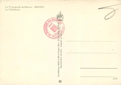A Catedral — Mônaco — Edições MAR — Verso