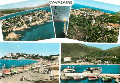 Cavalaire — vista panorâmica e praia — Éditions S.E.P.T. NICE