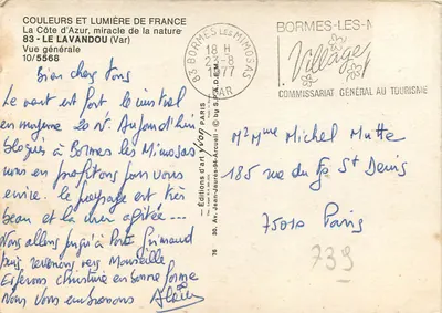 Le Lavandou — Vista geral — Éditions Jean-Jaures-94 Arcueil — Verso