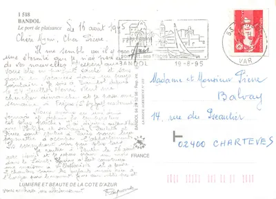Bandol — Port turystyczny — Aris — Rewers