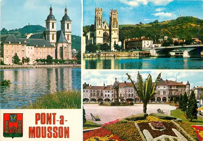 Ponte-a-Mousson — vista panorâmica — Edição LECOMTE