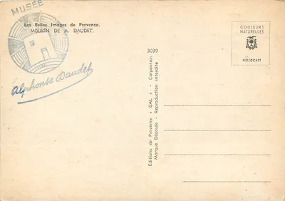 Młyn Prowenckich — Wydawnictwo « GAL » — Alphonse Daudet — Rewers