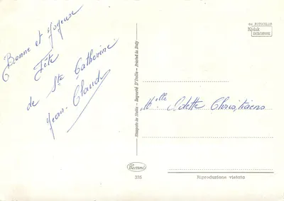 Para w ogrodzie — wydawca Cecamì, nr 335 — Rewers