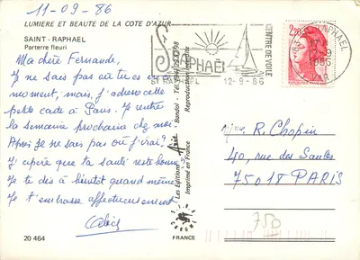 Saint-Raphaël — Kościół i browar — Wydawnictwo Chromé — Rewers