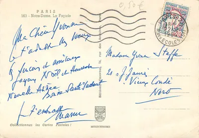 Notre-Dame de Paris — Façade — Éditions IRIS — Verso