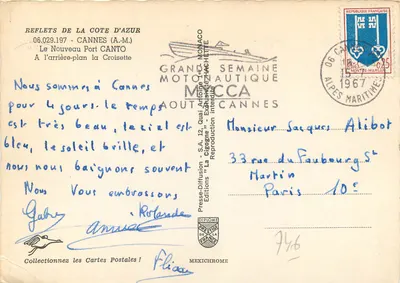 Nowy Port Canto — Cannes — Wydawca Mexichrome, nr 06.029.197 — Rewers